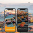 Upphaf Privacy Colorful Screen Protector for iPhone 13 / iPhone 14 - Anti-Blue Light, Anti-Glare, Anti-Scratch, UV