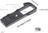 FocusFoto X-T5 Quick Release Baseplate QR Plate Mount for Fujifilm Fuji Mirrorless Camera, Compatible with Arca-Swiss