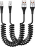 Fast Charging USB C Cable 2Pack, 3ft Coiled USB A to Type C for Samsung Galaxy S20 S10 S9 S8 Plus Note 10 9 8 & More.
