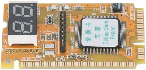 Bewinner Debug Card, Portable Computer Diagnostic Card Support Mini PCI Mini PCI-E LPC Bus Interface, Laptop Analyzer