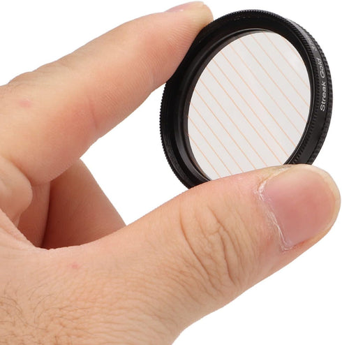 Camera Lens Filter Gold Streak Anamorphic Effect Photography Filter Accessories(37mm)