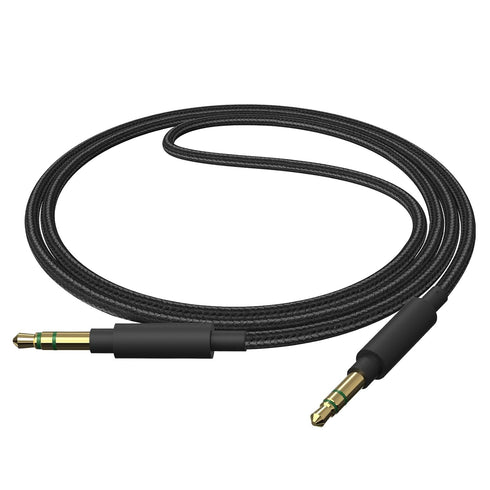 GEEKRIA Audio Cable Compatible with Beats Studio Pro, Mixr, Pro, Solo 4, Solo3, Solo2, Studio3 Headphones Cable, 1/8" (3.5mm) to 3.5mm Braided Nylon Replacement Stereo Cord (4 ft/1.2 m)