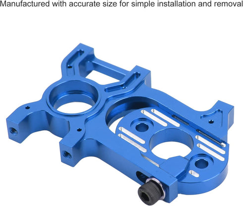 2 6s 1/8 Dilwe RC Motor Mount, Aluminum Alloy Motor Mount Seat Holder Piece Design Motor Fixed Holder Seat RC Car Part