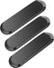 SALEX Flat Magnetic Phone Mounts 3 Pack, Black Cell Phone Holder for Car Dashboard, Wall, Truck, Universal Mount Kit