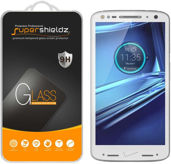 Supershieldz (2 Pack) Tempered Glass Screen Protector for Motorola (Droid Turbo 2), Anti Scratch, Bubble Free