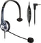 Callez Phone Headset with Noise Cancelling Microphone and Volume Control, 2.5mm Compatible with Panasonic AT&T Vtech