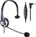 Callez Phone Headset with Noise Cancelling Microphone and Volume Control, 2.5mm Compatible with Panasonic AT&T Vtech