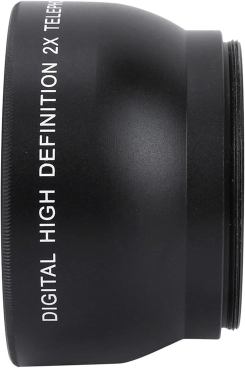 52mm Telephoto Lens - 52mm 2X Magnification HD Tele Converter for 52mm Mount Cameras