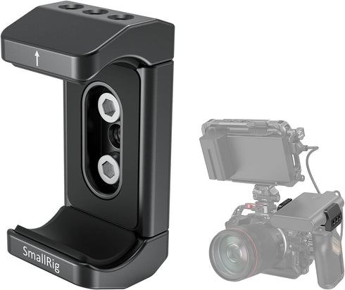 SmallRig Aluminum Power Bank Holder, Powerbank Mount Clamp Compatible with Width Range: 53 mm–84 mm and Thickness