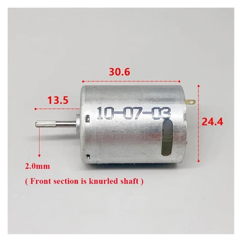 STZTWVFKT RK-370PH-5030 370 3V 5V 6V 7.4V 30000RPM 24mm Mini Motor DC High Speed Large Torque Micro Electric Motor DIY