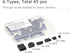 USB Port Cover Silicone USB Port Protection Caps, Dust Plug for USB C, 3.5mm Headphone, USB A, HDMI, RJ45 Ethernet