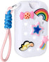 SHINLHUA Protective Silicone Case for Hand Sanitizers Bottles Equipped with Keychain for Attachment and Decoration