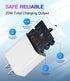 USB C Fast PD Wall Charger Block, 18W 20W Power Adapter with 5ft Cable Compatible with iPad iPhone 11 12 Pro