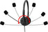 GEEKRIA USB Headset with Mic and Mute Option, Wired Headphone for PC, Laptop, Tablet, Computer Headset with Noise Cancelling Microphone, All Day Comfort for Meetings, Call Center, School (Black)