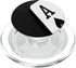 Poker PopSockets MagSafe PopGrip for iPhone - Gambling Ace of Spades Card Casino Black
