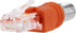 RF to RJ45 Converter Adapter, 2 Pack F Female to RJ45 Male Ethernet Adapter, Coaxial Coupler Connector - Orange