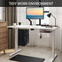 Under Desk PC Mount with Anti Scratch Sponge, Adjustable CPU Holder Bracket for Computer Tower (Black)