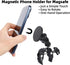 FPN 0.4-2" 16 15 14 13 12 All-Metal Magnetic Phone Holder for Magsafe, Magnet Phone Mount with Super Clamp for Spin