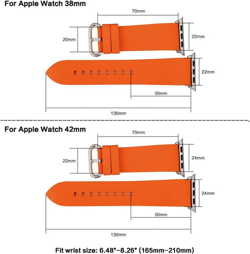 REZERO Compatible with Apple Watch Band 49mm 45mm 44mm 42mm 41mm 40mm 38mm - Fluoro Rubber Strap with Buckle