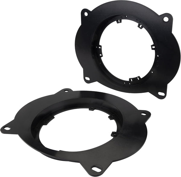 Scosche Select 2002 to 2020 Lexus & Toyota Vehicles 6.5” - 6.75” Speaker Adapters (1 Pair) SAT69, Black