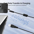 USB-A to Mini 8Pin USB 2.0 Fast Charging Cable, 3 Feet with Silver-Plated Plugs and Anti-Jamming Ferrite Ring