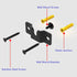 Sound Bar Mounting Bracket, Wall Mount Brackets for Vizio Soundbar, Fits Most Sound Bars, Hardware Kit Included