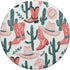 Vintage Cowboy Hat Boot & Cactus Pattern Cowgirl Western Pink PopSockets Standard PopGrip