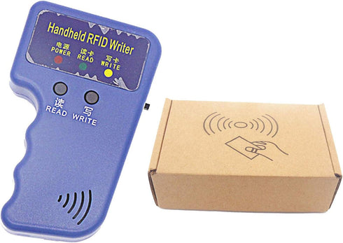 Handheld ID Copier RFID Smart ID Card Duplicator, Includes 5 T5577 Keychains and 5 T5577 Cards