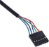 RJ12 6P6C Cable to 6 Pin 0.1" Pitch Debug Terminal Block Adapter, 6 Ways Telephony Female Connector Socket
