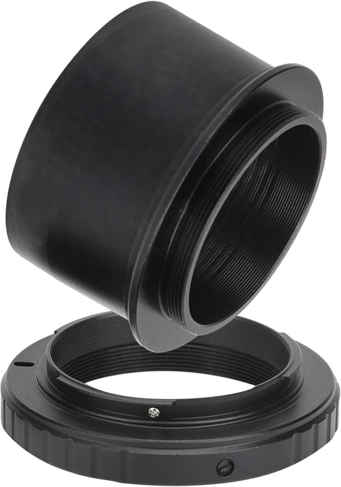 Astronomy Telescope 2in T Mount Adapter and Lens Adapter Ring for Nikon F Mount Camera