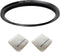 95mm to 105mm Camera Lens Adapter, 95mm to 105mm Step Up Ring Adapter for All Brands of UV ND CPL, with Lens Wiping
