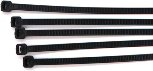 SYD 4 Inch Length, 18lb Small Size Self Locking Nylon Cable Zip Ties - 1000 Piece (Black)