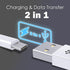 16.4ft Power Extension Cable for Wyze Cam, YI Camera, Nest Cam, Blink, USB to Micro USB Charging and Data Sync Cord