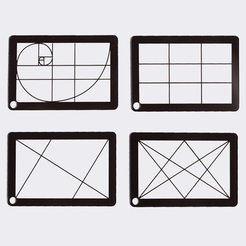Hjdlhx 4 Pieces View with Chain Sturdy Waterproof Compact Landscape View for Painting Viewer, Acrylic