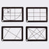 Hjdlhx 4 Pieces View with Chain Sturdy Waterproof Compact Landscape View for Painting Viewer, Acrylic