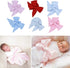 Fibroxify 5# Newborn Swaddle Sash Maternity Bow Sash Baby Swaddle Photography Shoot Prop