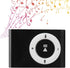 Acogedor Mp3 Mini?MP3 Player, Portable Digital Music Media Player Back?Clip Player with Earphone and USB Cable(Black)