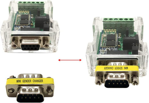 DSD TECH SH-B35 RS485 RS232 to Bluetooth 2.0 Adapter, Supports Android and Windows
