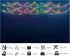 LidyMini 8x8ft Fabric Multicolor String Light Bokeh Backdrop Festive Glowing Night Scene Background Christmas Holiday