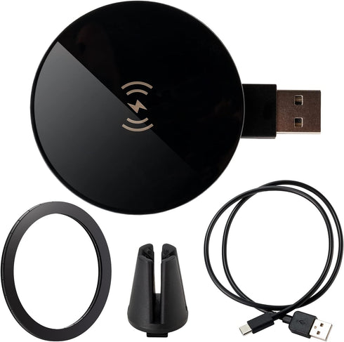 Ultimaxx USB Qi Fast Charger Pad Compatible with iPhone 14/14 Plus/14 Pro/14 Pro Max/13/13 Mini/SE 2022/12/11/X/8,