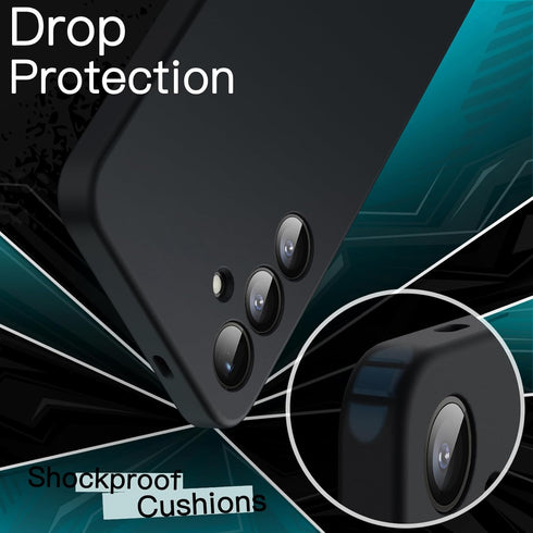 JETech S24 5G, Slim Fit Case for Samsung Galaxy Plus Camera Lens Full Protection, Soft TPU Thin Protective Phone Cover