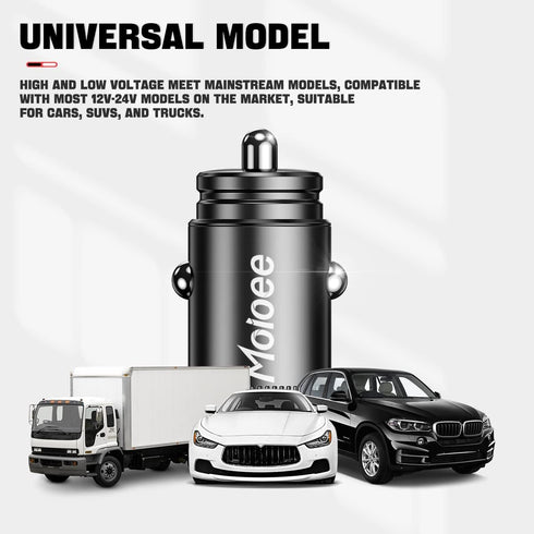 USB C 60W Car Charger Fast Charge, 30W PD & 30W QC3.0 with Metal Body, Universal for iPhone 13/13 Pro/12/12 Pro