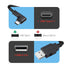 90-Degree 11.5ft weishan USB C Dash Cam Power Cord, USB to USB-C Charging Cable for Dashcam Rear View Mirror Camera