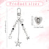 Sinbana Cute Charm Chain for Kindle, Star Pearl Keychain Strap Charm with Hook Decorative E-Reader Key Chain Decorating