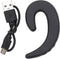 Wireless Bone Conduction Headset, Bluetooth 4.2 Ear-Hook Stereo Earphones with Mic for iPhone (Black)