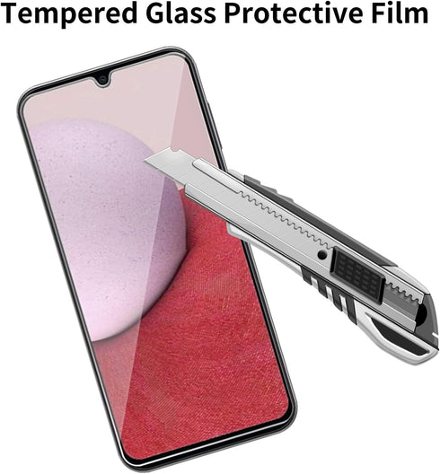 iCsapr 4 Pack Glass Screen Protector for Samsung Galaxy A14 5G - 9H Hardness, Scratch Resistant, Easy Install, Case