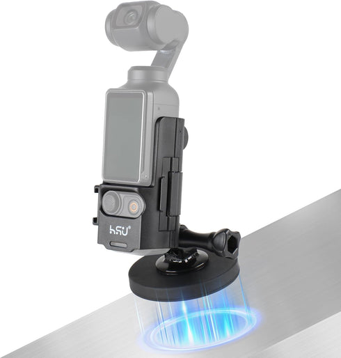 HSU Magnetic Expansion Adapter Mount Compatible with DJI Osmo Pocket 4/3, Magnet Extended