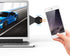 xcivi Magnetic Laptop Side Mount Bracket - Dual Screen Holder for Tablets & Smartphones (Black)