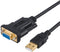 CableCreation USB to RS232 Adapter with PL2303 Chip, 3.3 FT USB 2.0 to RS232 Female DB9 Serial Converter Cable