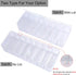 Acrylic Electronics Organizer - 8 Sections Clear Cable Storage Bin Box with 20 PCS 6 Inch Reusable Cable Tie Straps